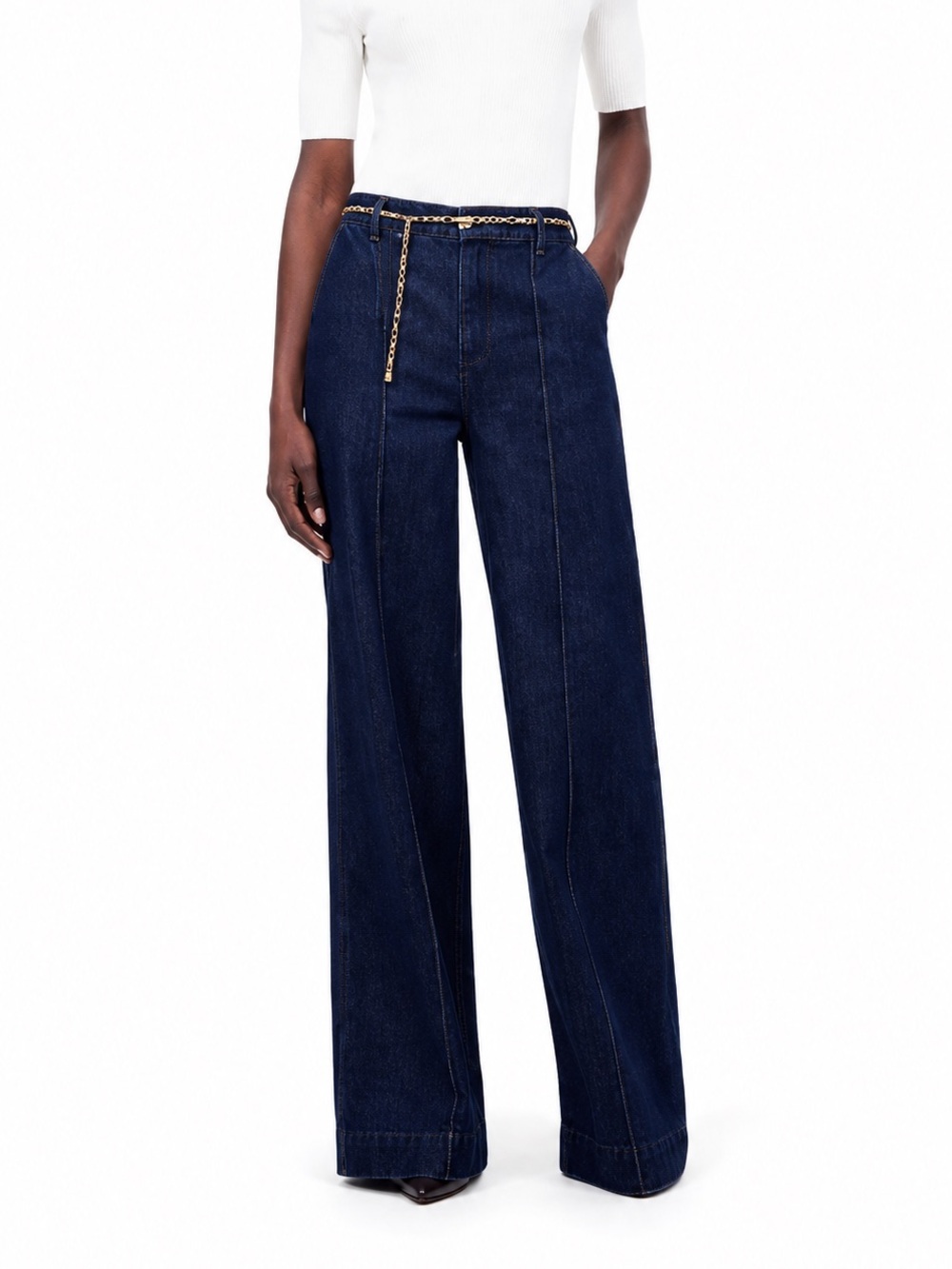 Madewell 26x31 Superwide-Leg Trouser Jeans 0642 Nandrum Wash NS904 dark